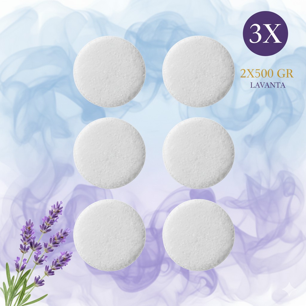 3 Adet 2x500Gr - LAVANTA - Nem Alıcı Rutubet Giderici Yedek Tablet - Resim 1