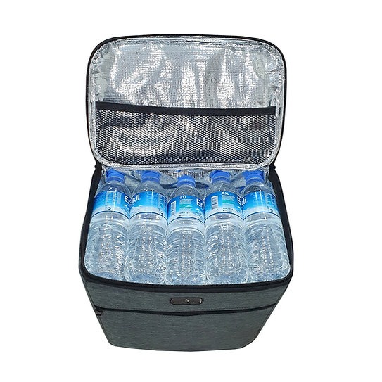 Saban Gri, 25 Litre Termal Soğuk Tutucu Çanta – İzolasyonlu Termo Piknik / Kamp / Plaj - Resim 4