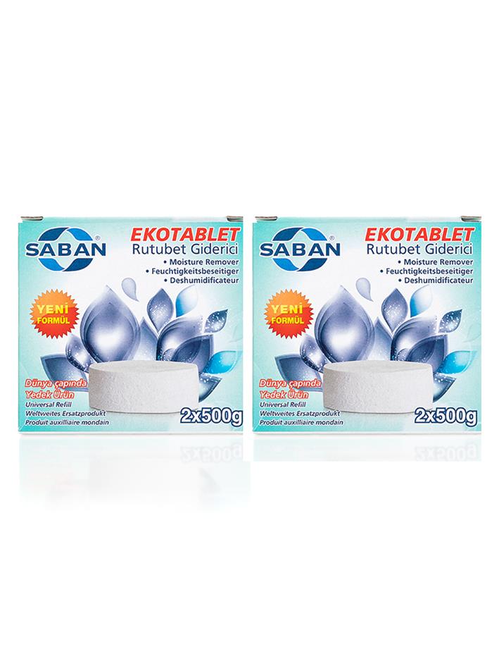 2 Adet 2x500Gr - VANİLYA - Nem Alıcı Rutubet Giderici Yedek Tablet - Resim 2