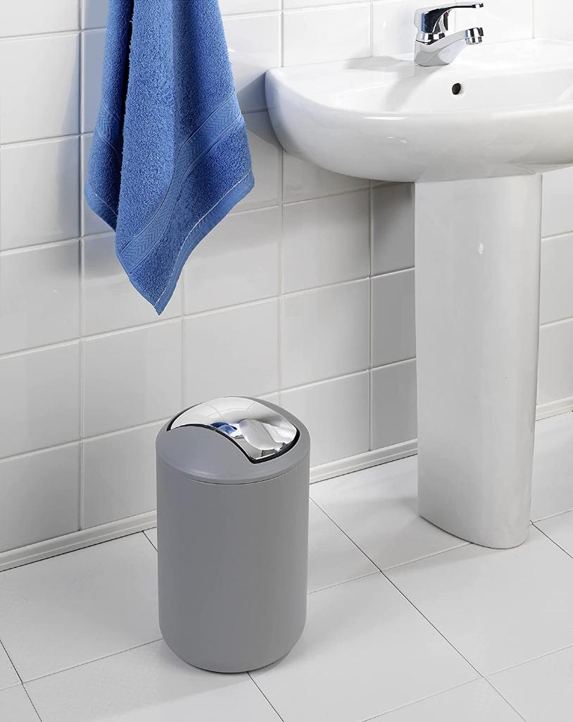 Gri, Çöp Kovası 6,4 Litre - Brasil Model - Resim 1