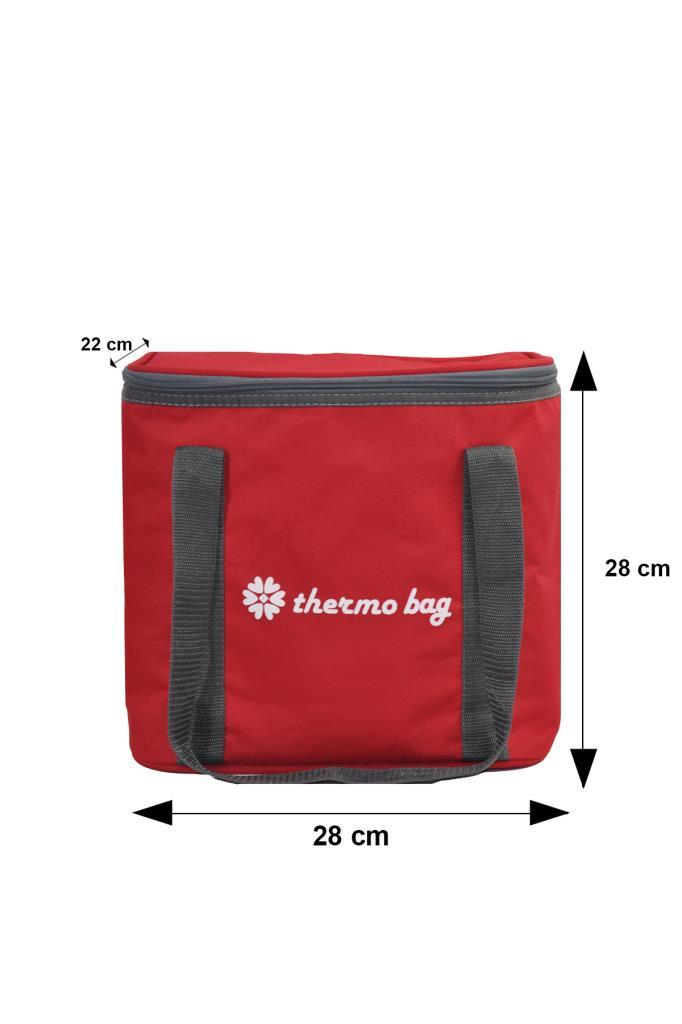 15 Lt Termo Çanta Kırmızı - Resim 2