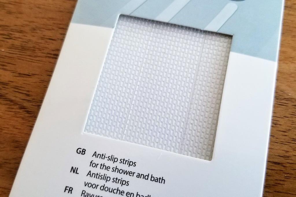 WENKO Banyo Zemin Kaydırmaz Yapışkanlı Bant Kaymaz Bant Şeffaf 6'lı 25x1,8 CM - Resim 1
