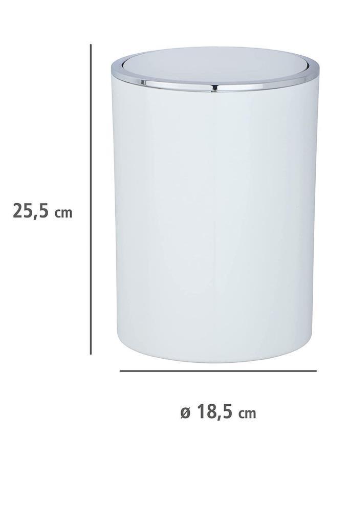 2'li Beyaz, Çöp Kovası 5 Litre Ve 2 Litre - İnca Model - Resim 2