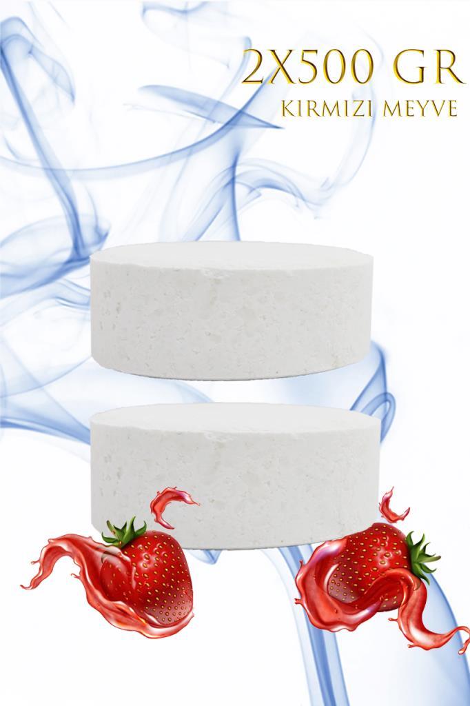 2x500 Gram - Kırmızı Meyve Kokulu, Nem Alıcı Rutubet Ve Küf Önleyici Yedek Tablet - Resim 1